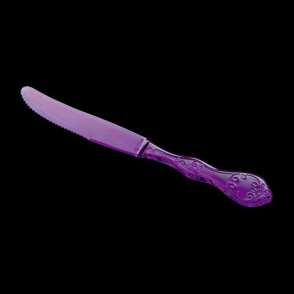 COUTEAU SCULPTE PLASTIQUE VIOLET (x10)