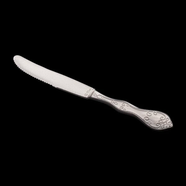 COUTEAU SCULPTE PLASTIQUE ARGENT (x10)