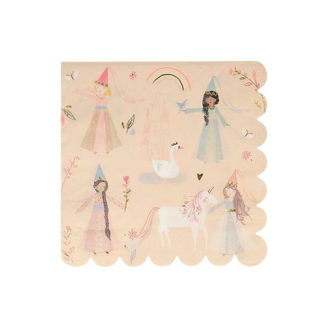 SERVIETTE PRINCESSE 33CM (x16)