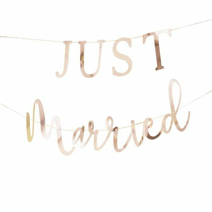 GUIRLANDE JUST MARRIED ROSE GOLD 1.5M