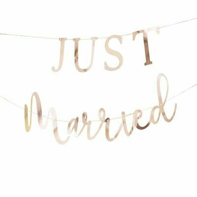 GUIRLANDE JUST MARRIED ROSE GOLD 1.5M