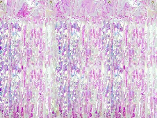 RIDEAU LAME IRISE 90X250CM