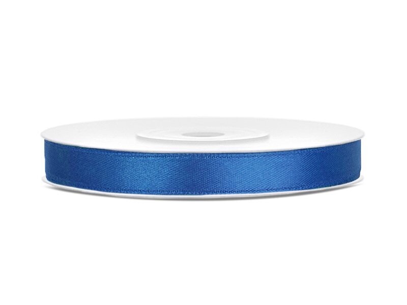 RUBAN SATIN BLEU ROI 6MMx25M