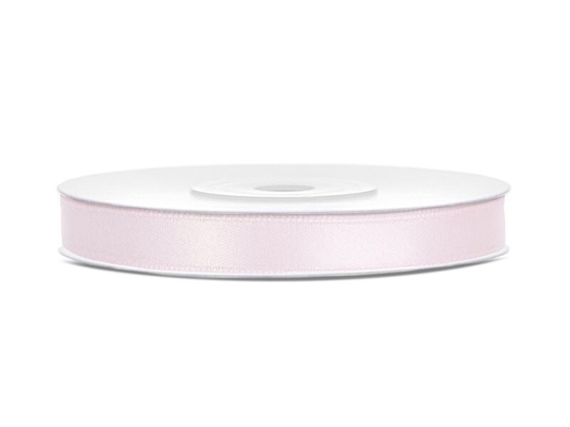 RUBAN SATIN ROSE POUDRE 6MMx25M