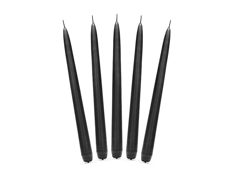 BOUGIE ANTHIQUE NOIRE 24CM