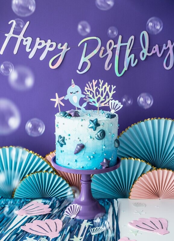 GUIRLANDE HAPPY BIRTHDAY IRISE 62CM