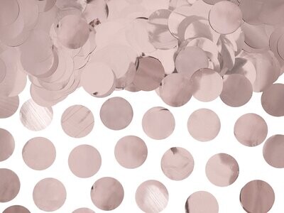 CONFETTIS CERCLE ROSE GOLD 15GR