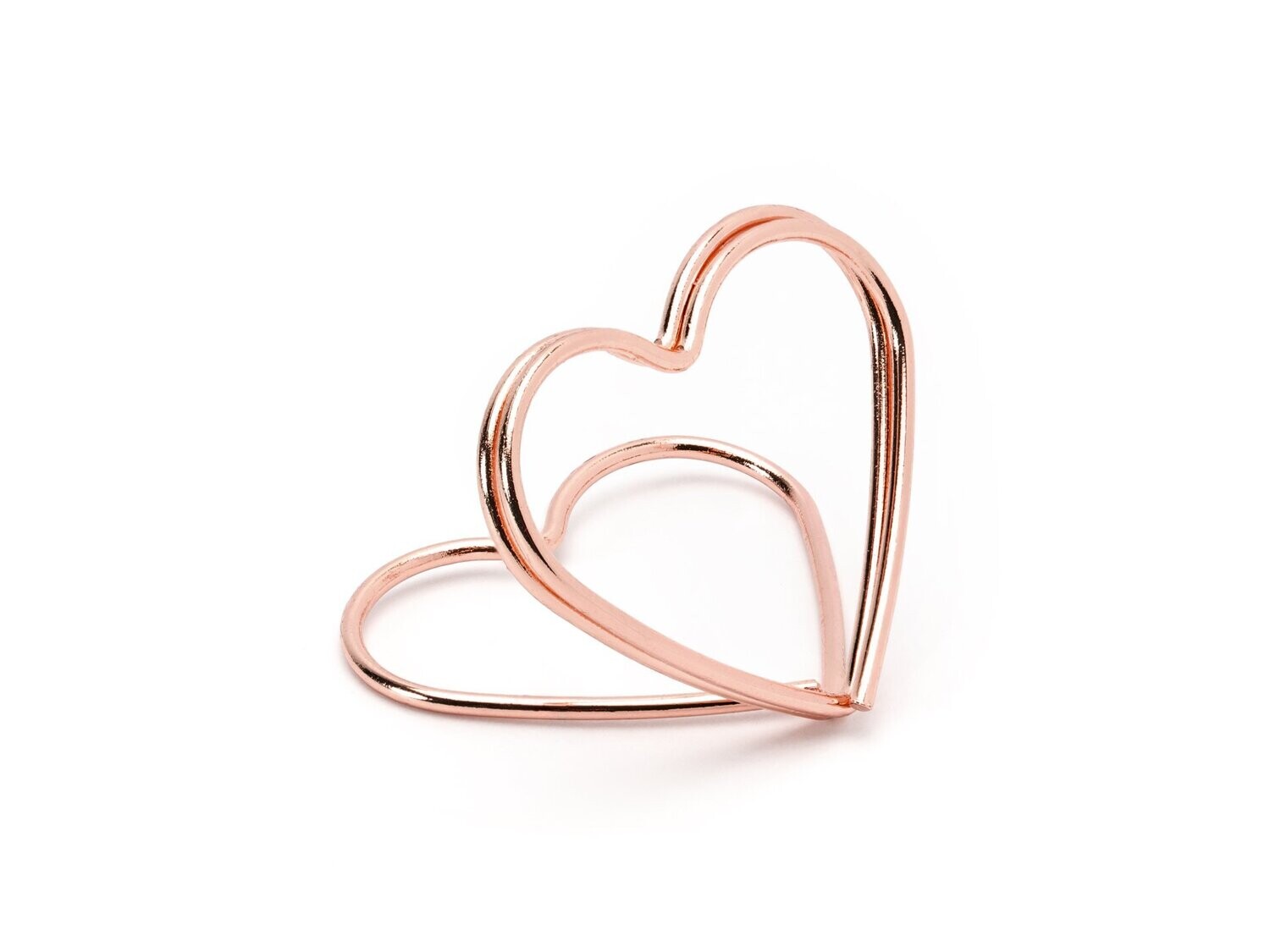 MARQUE PLACE COEUR ROSE GOLD 2.5CM (x10)