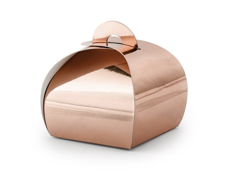 BOITE ROSE GOLD 6X6X5.5CM (x10)