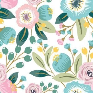 SERVIETTE OUATE BLOSSOMS 33CM (x20)
