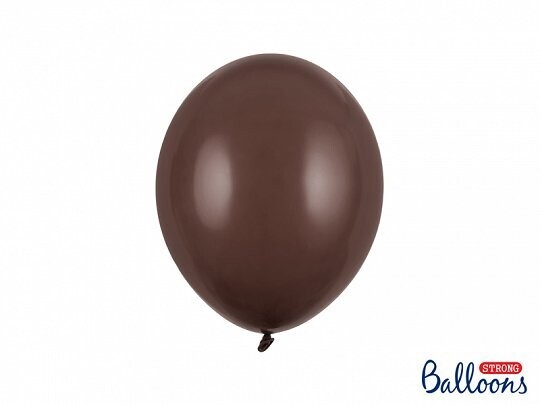 BALLON LATEX CHOCOLAT 27CM (x10)