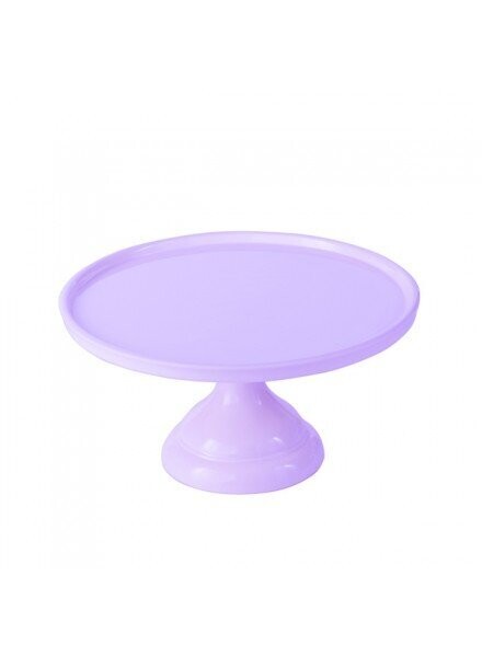 PLATEAU SUR PIED MELAMINE LILA 23CM