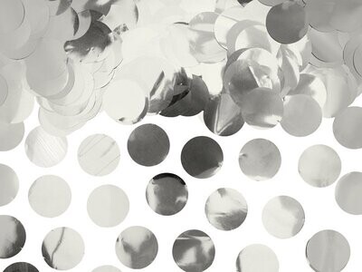 CONFETTIS CERCLE ARGENT 15GR