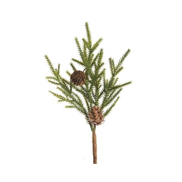 BRANCHE LARIX ET POMMES DE PIN 24CM