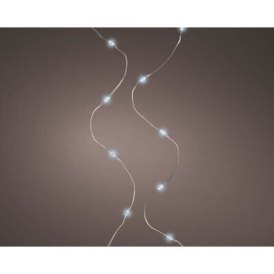 GUIRLANDE LUMINEUSE LED BLANC FROID 1.95M