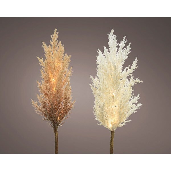 HERBE DE PAMPA SYNTHETIQUE CREME OU MARRON 70CM LUMINEUX LED
