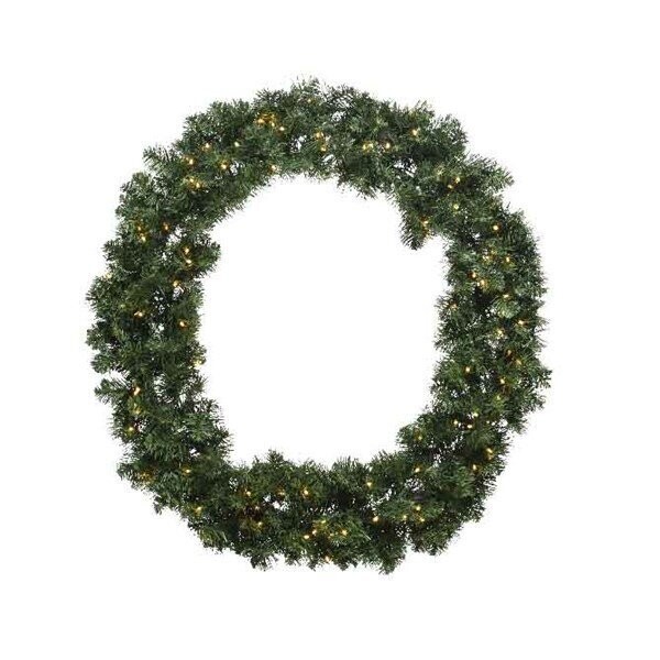 COURONNE DE SAPIN IMPERIAL LUMINEUSE LED 60CM