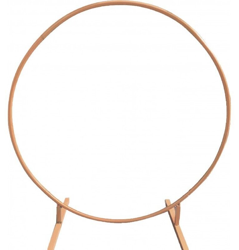 ARCHE CEREMONIE ANNEAU 2M METAL OR - DIAMETRE 19MM