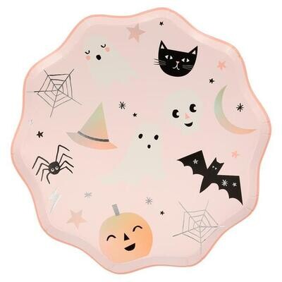ASSIETTE HALLOWEEN PASTEL 26.7CM (x8)