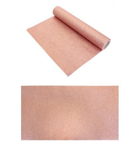 CHEMIN DE TABLE PAILLETTES PREMIUM ROSE GOLD 30CMx5M