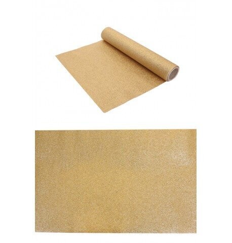 CHEMIN DE TABLE PAILLETTES PREMIUM OR 30CMx5M