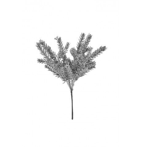 PIC SAPIN ARGENT PAILLETES 25CM