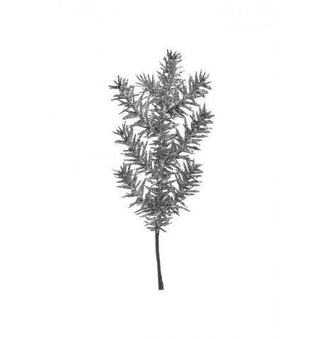PIC SAPIN ARGENT PAILLETES 25CM