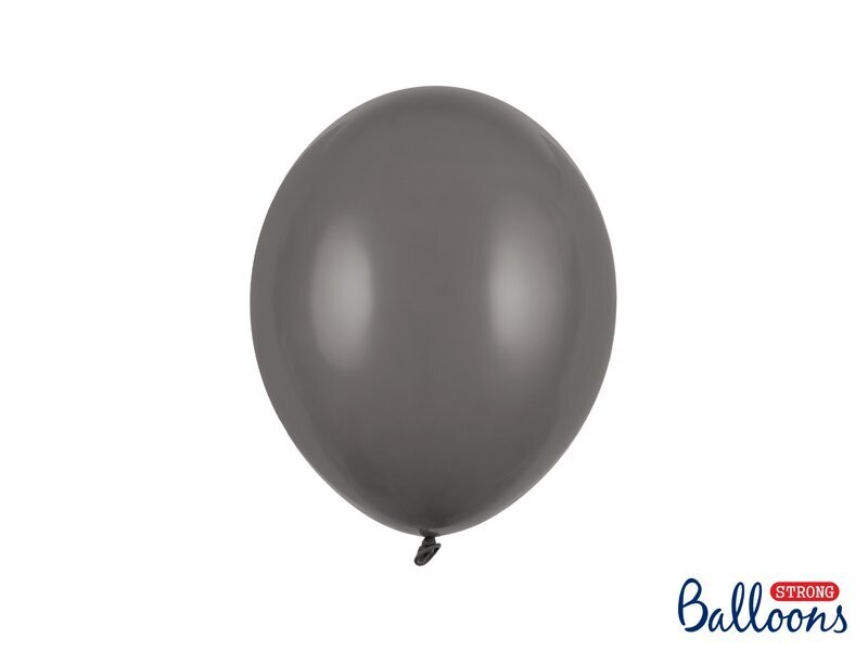 BALLON LATEX GRIS 27CM (x10)