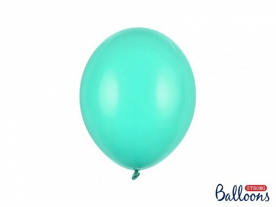 BALLON LATEX MENTHE 27CM (10)