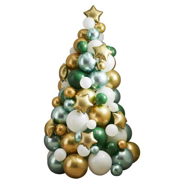 KIT POUR SAPIN DE 114 BALLONS STAR 1.80M