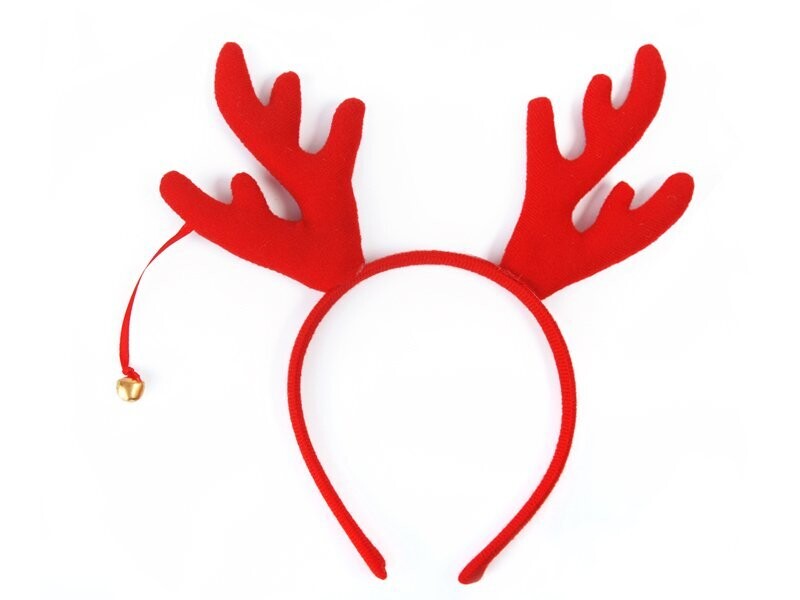 SERRE TETE RENNE ROUGE ET CLOCHETTE