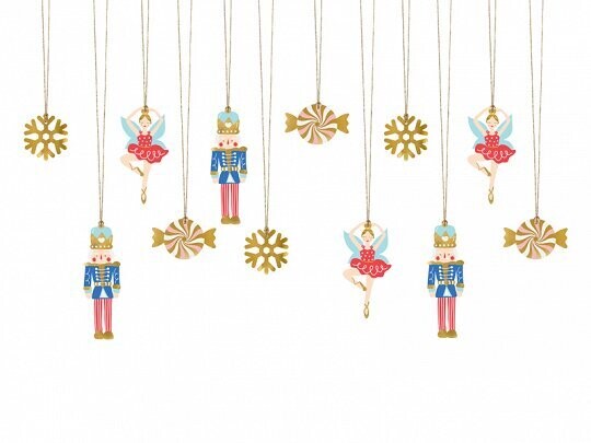MARQUE CADEAUX CASSE NOISETTE FEES ET ETOILES 4 A  12CM (x12)