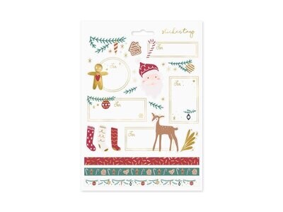STICKERS NOEL SANTA (x31)