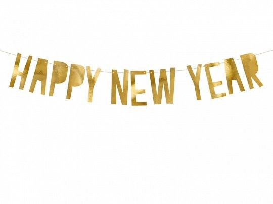 GUIRLANDE HAPPY NEW YEAR OR 10x90CM
