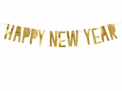 GUIRLANDE HAPPY NEW YEAR OR 10x90CM