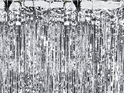 RIDEAU LAME ARGENT 90CMx2.50M