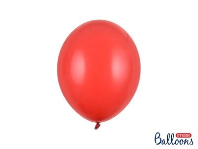 BALLON LATEX ROUGE POP 27CM (x10)
