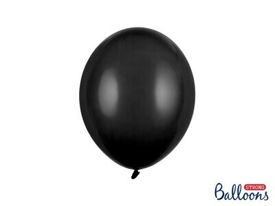 BALLON LATEX NOIR 27CM (x10)