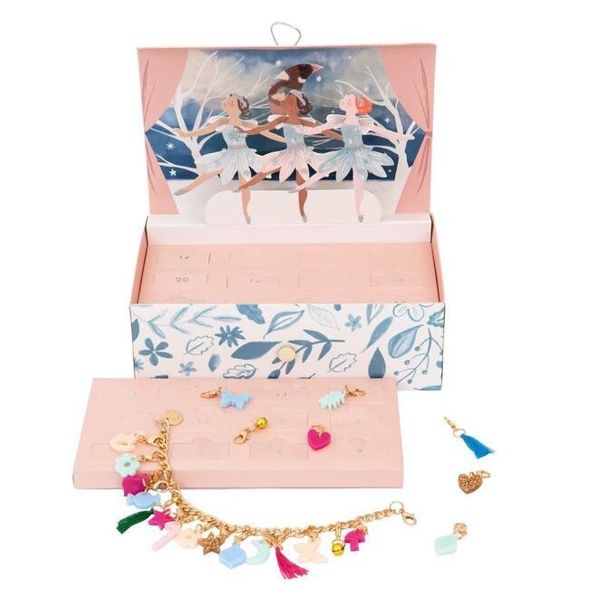 CALENDRIER DE L'AVENT BALLERINE BRACELET AVEC CHARMS A COMPOSER