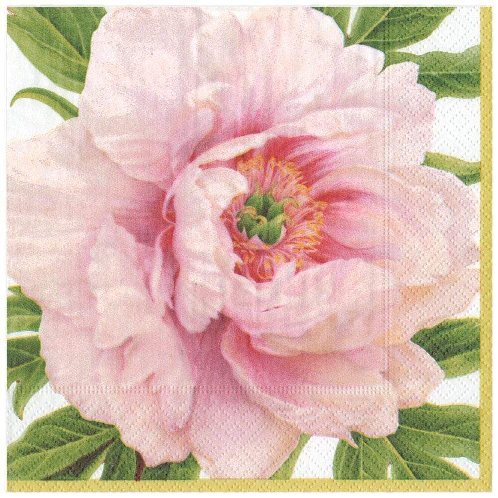 SERVIETTE RENONCULE ROSE 38CM (x20)