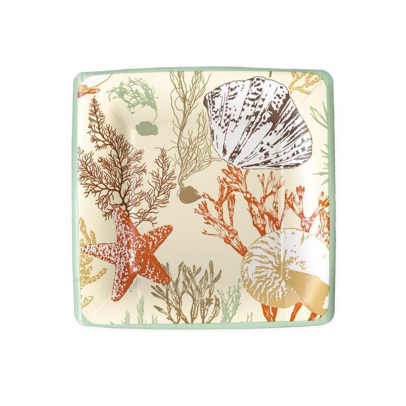 ASSIETTE FONDS MARIN 20CM (x8)
