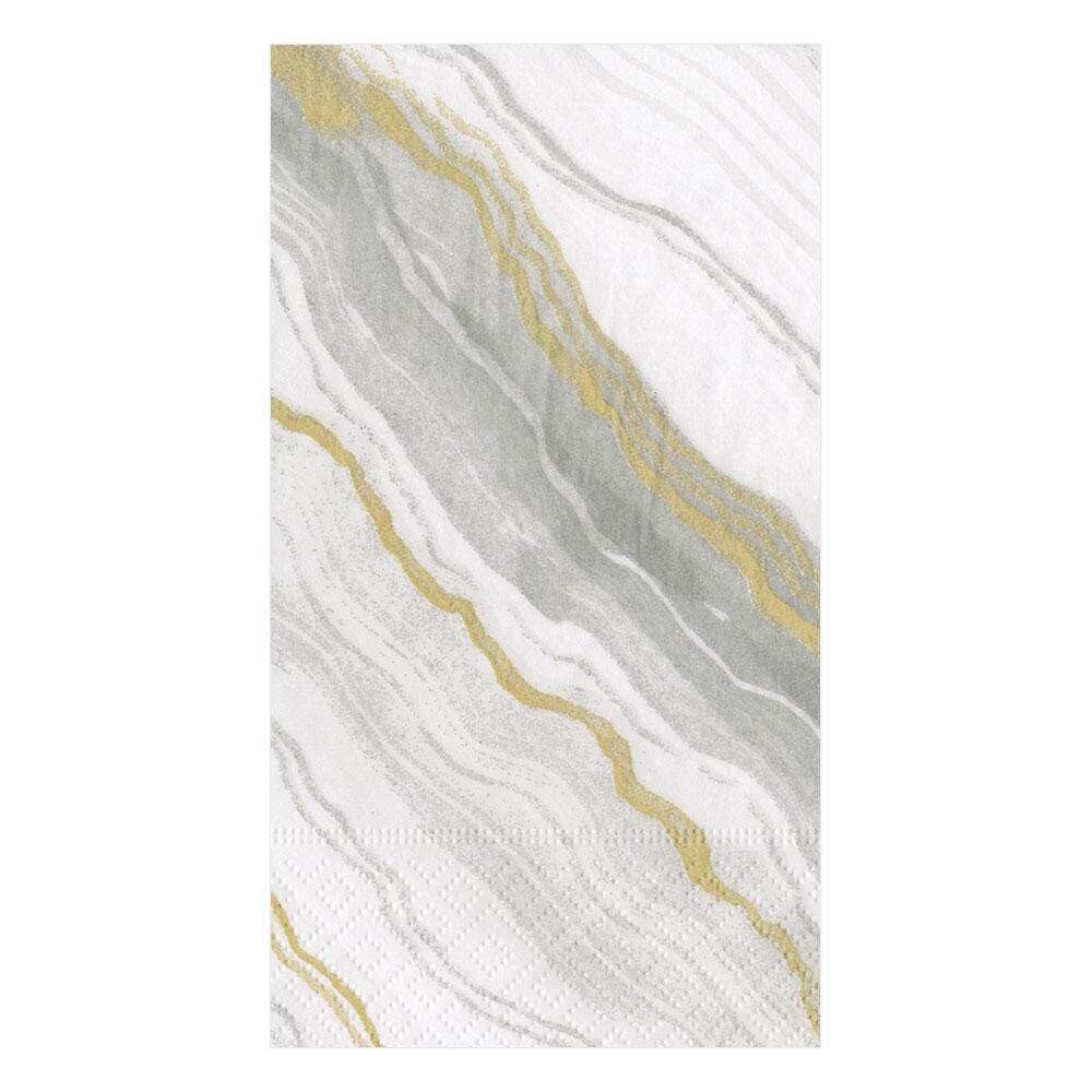 SERVIETTE MARBRE 11X20CM (X15)