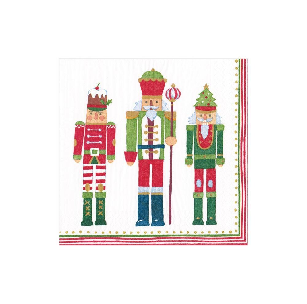 SERVIETTE COCKTAIL CASSE NOISETTE 12.7CM (x20)