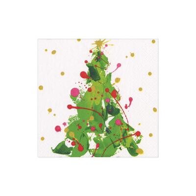 SERVIETTE COCKTAIL SAPIN DE NOEL DESIGN 12.7CM (x20) SERVIETTE COCKTAIL SAPIN DE NOEL DESIGN 12.7CM (x20)