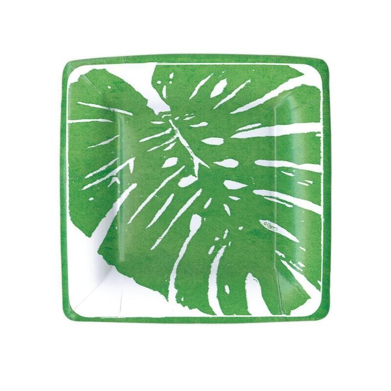 ASSIETTE FEUILLE MONSTERA 20CM (8)