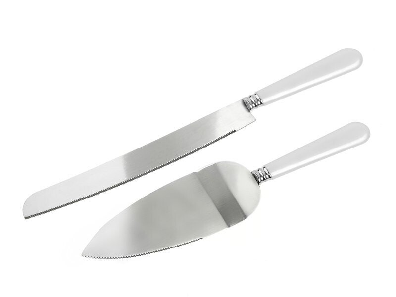 COUTEAU ET PELLE A GATEAU 30.5CM ET 24.5CM