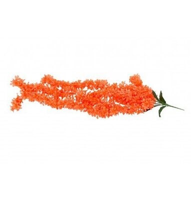 GRAPPE 5 BRANCHES ORCHIDEES ORANGE FLUO 110CM