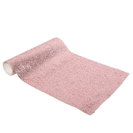 CHEMIN DE TABLE EBLOUISSANT PAILLETTES ROSE GOLD 30CMx1,80M