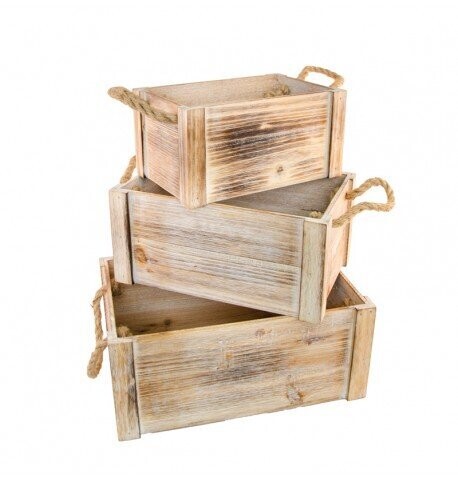 CAGETTE BOIS ANSES JUTE XL 34x22.5x15CM (x1)