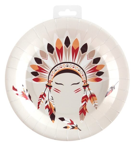 ASSIETTE INDIEN 22.5CM (x10)
